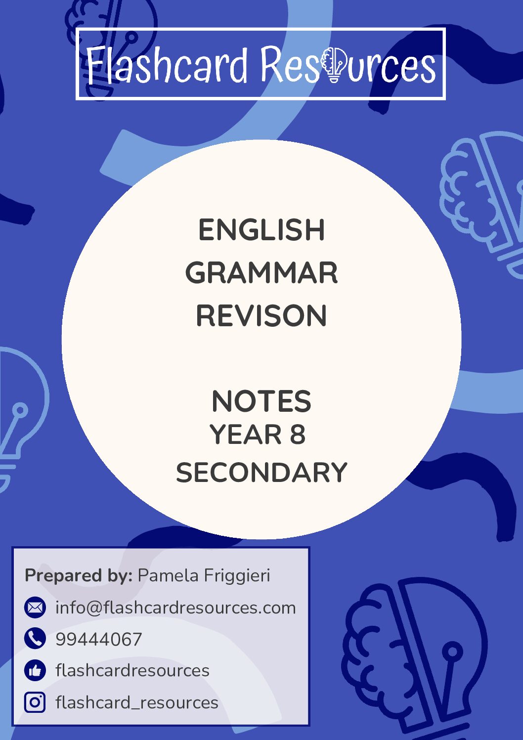 English Grammar Notes Year 8