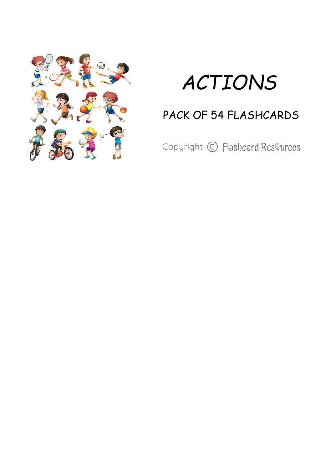 Actions - Flashcards