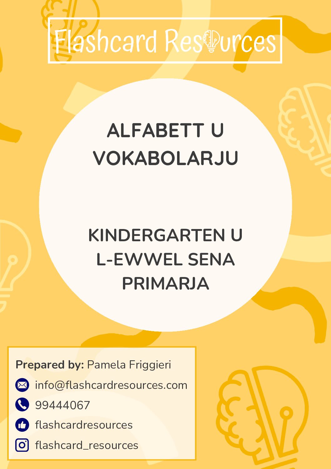 Alfabett u Vokabolarju - Kindergarten/Sena 1