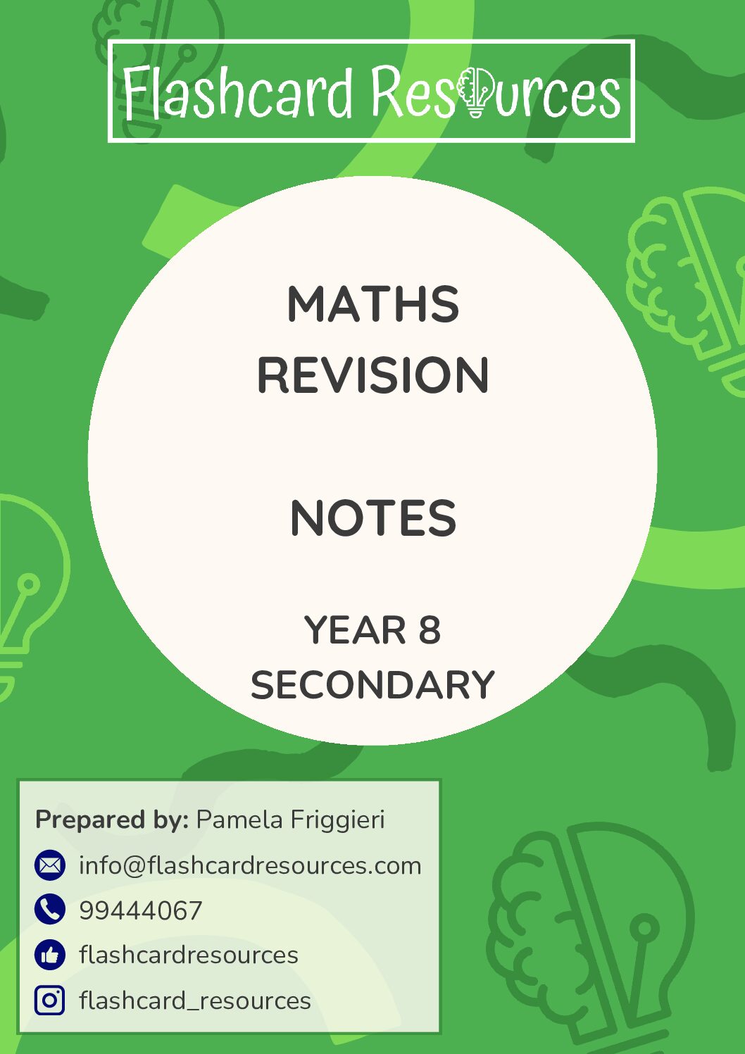 Maths Notes Year 8