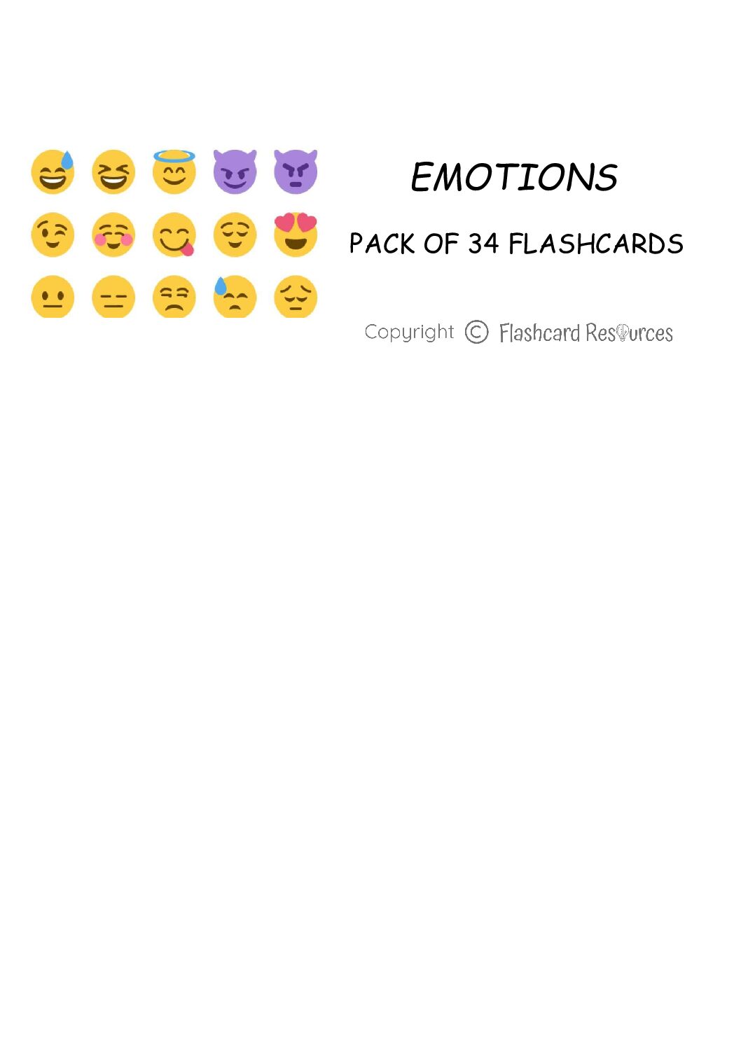 Emotions - Flashcards