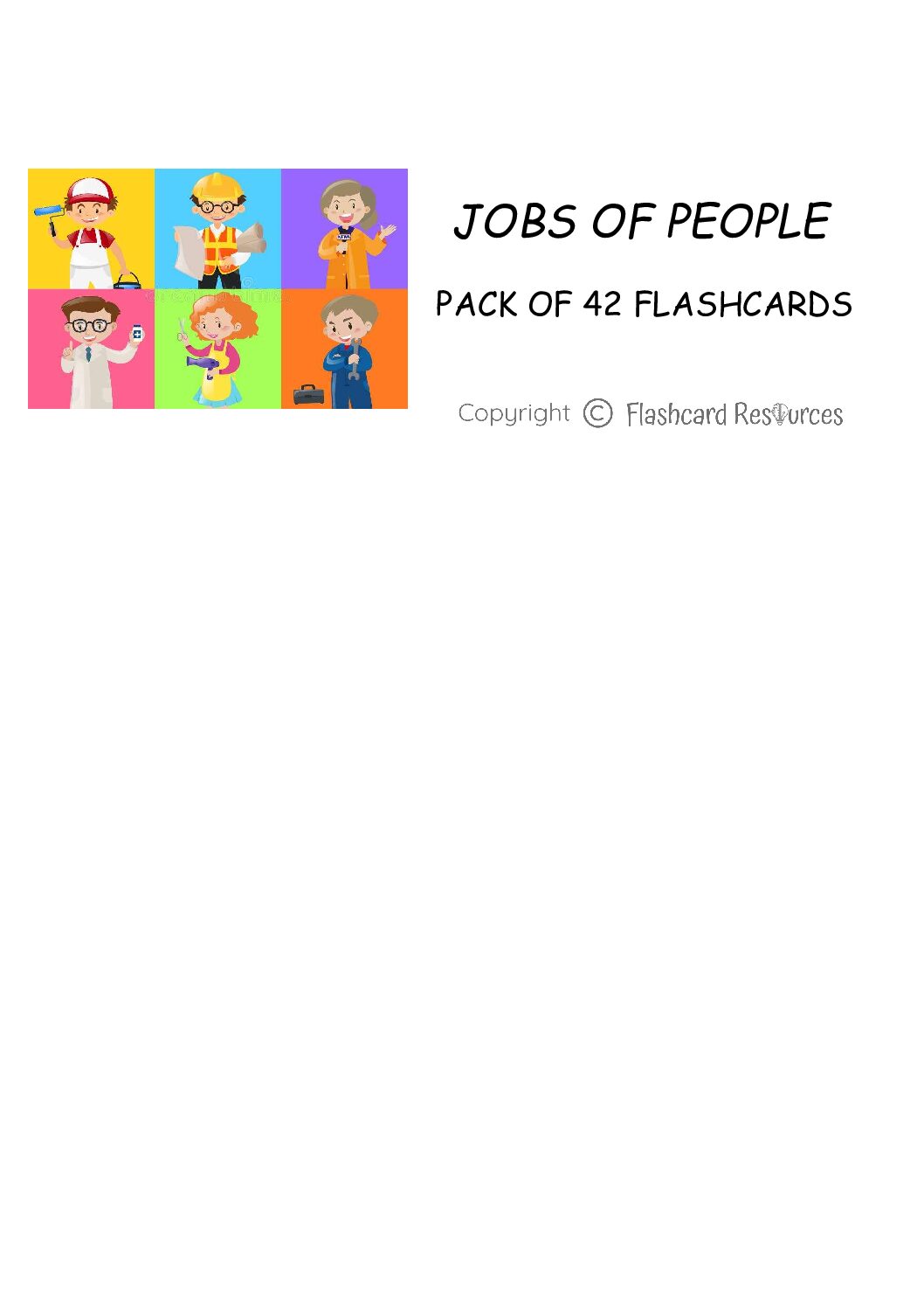 Jobs of People - Flashcards