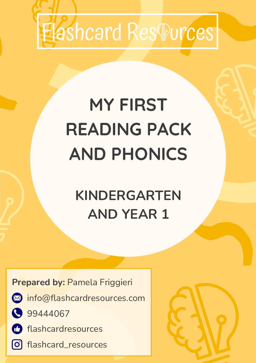 My First Reading Pack and Phonics- Kindergarten/Year 1