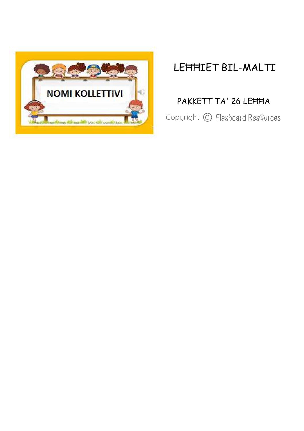 Malti - Nomi Kollettivi - Leħħiet