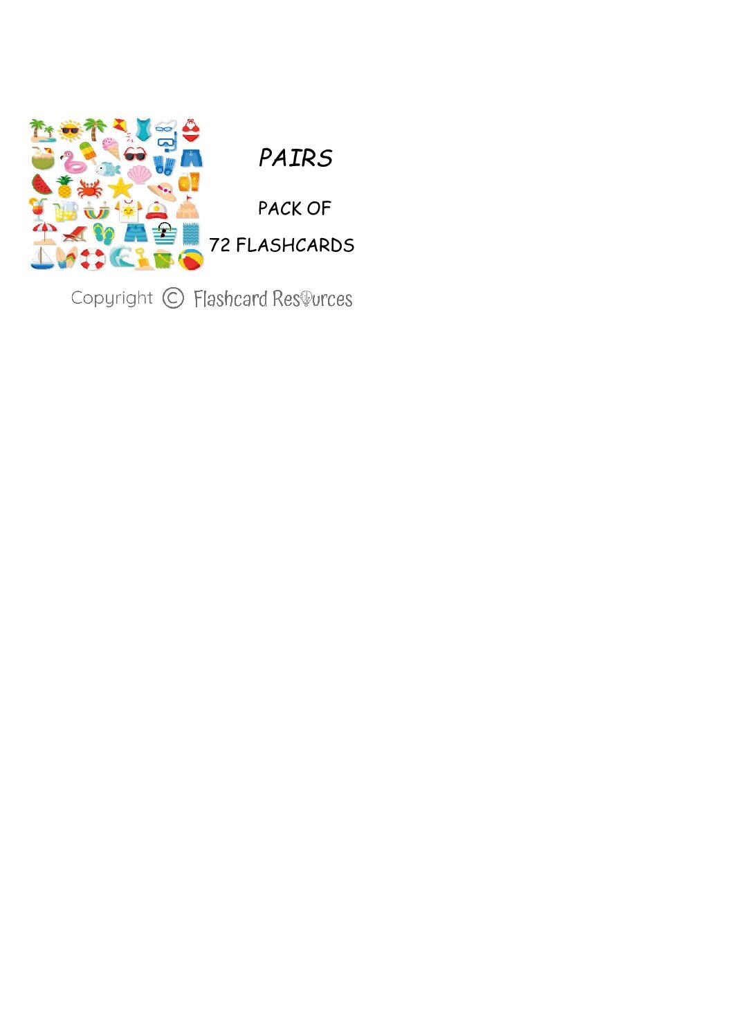 Pairs (Things that go together) - Flashcards