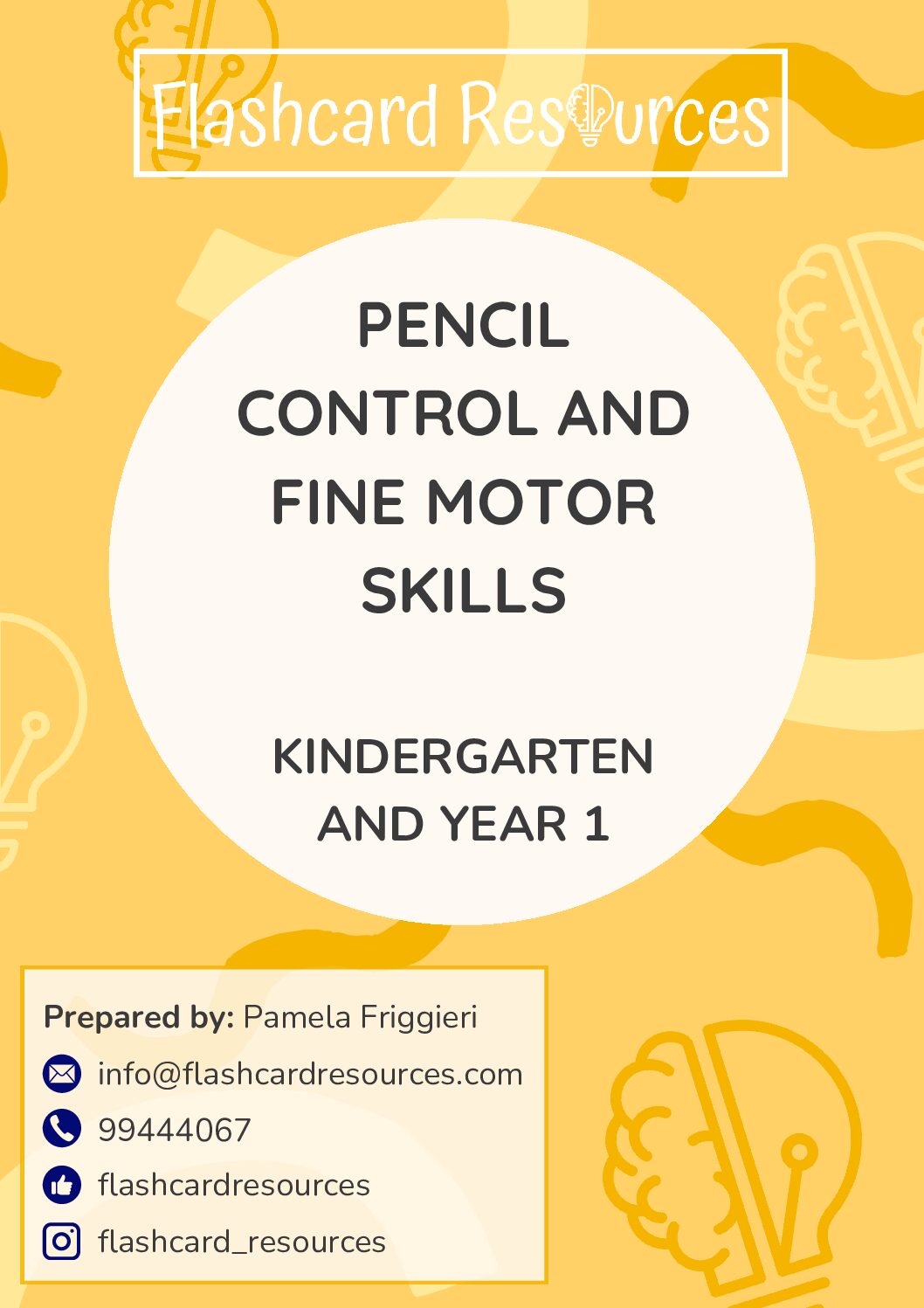 Pencil Control and Fine Motor Skills - Kindergarten/Year 1