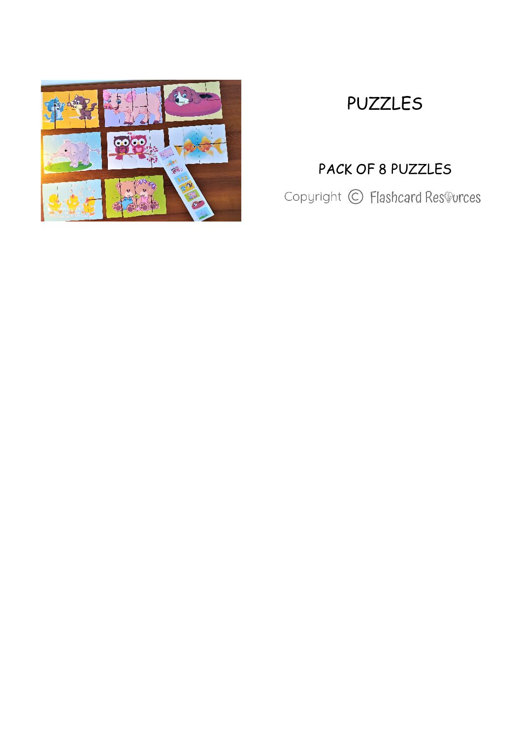 Jigsaw Puzzles - Set of 8