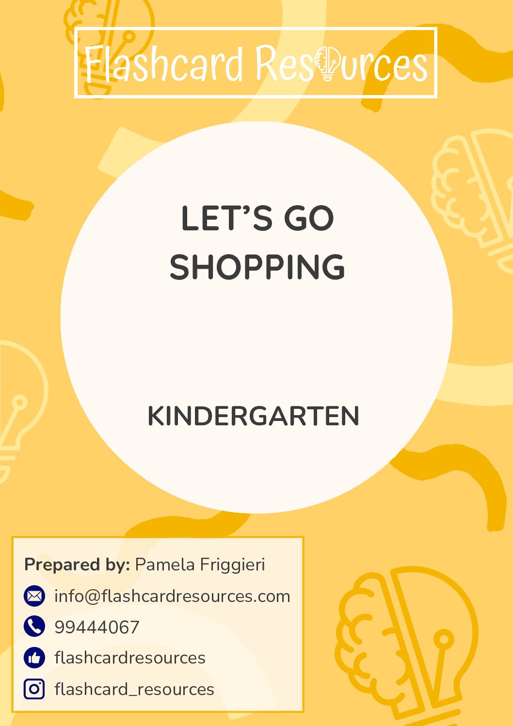 Let's Go Shopping - Kindergarten