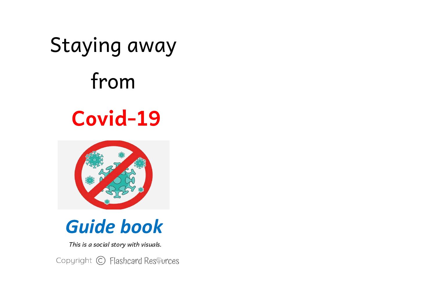 Social Stories - Toddlers - Staying Away from Covid-19