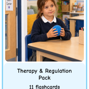 Therapy and Regulation Pack (girl)- Flashcards